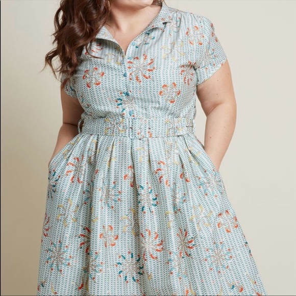 Modcloth Dresses & Skirts - Palava ensemble innovator- Swimmer UK20